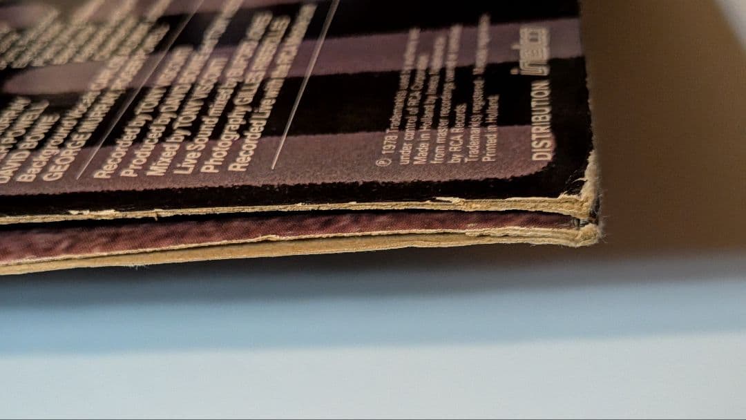 DAVID BOWIE『STAGE』LP2枚組　イエロー盤