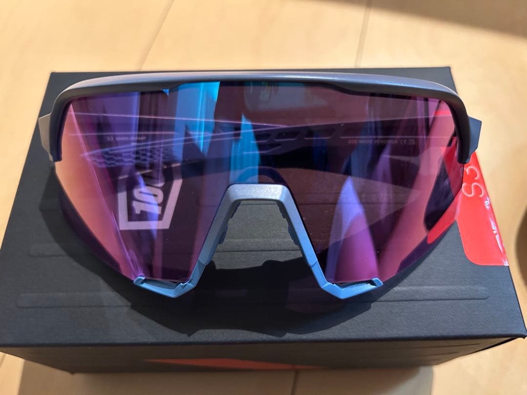 100%(ワンハンドレッド) スポーツサングラス S3 エススリー ミラーレンズ