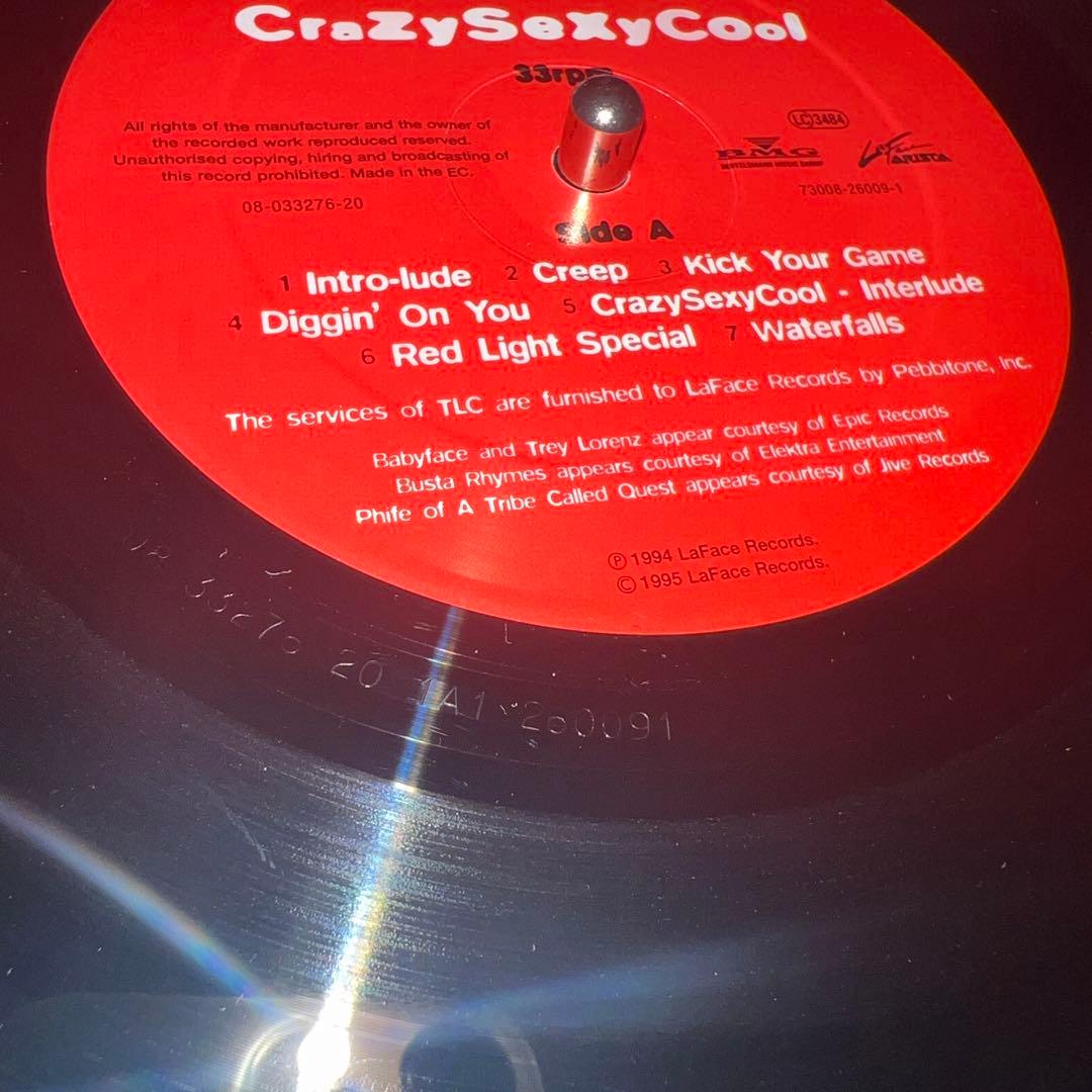 洋楽 TLC EU org crazy sexy cool LP