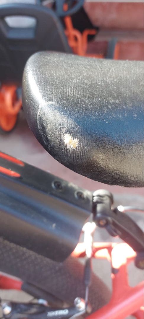 マリン DONKY JR 18 赤　子供用自転車 (直接引取限定)