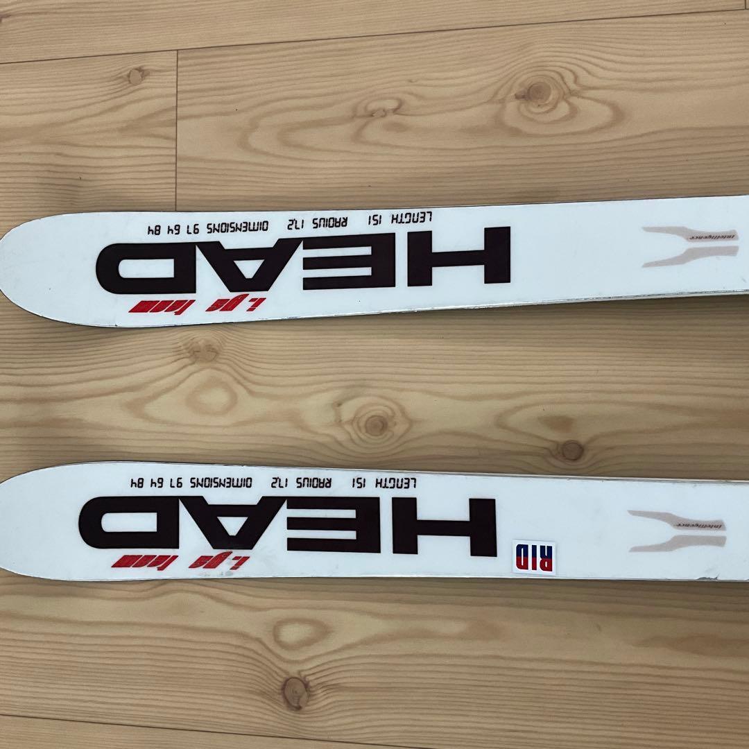 HEAD スキー板ビンディングセット　RIDチューンナップ済み　 GS151cm