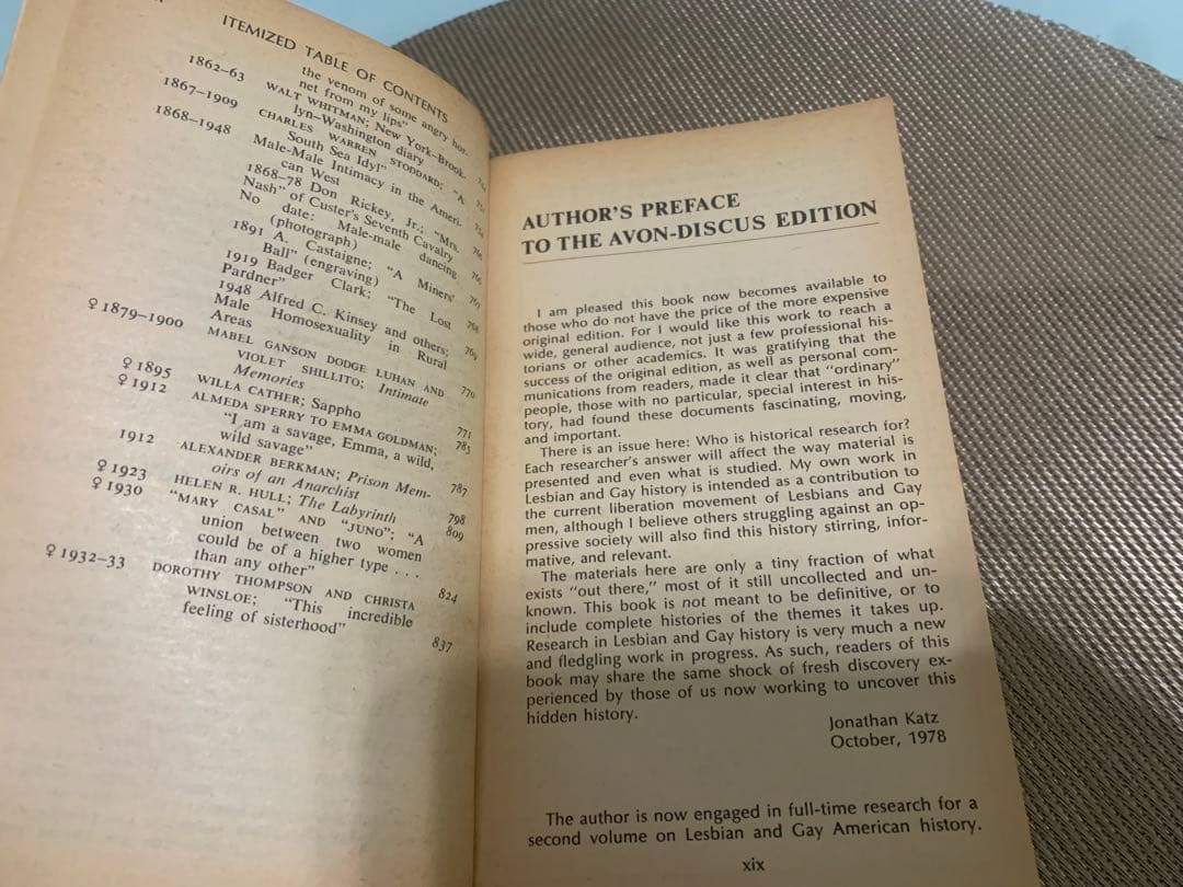 洋書 GAY AMERICAN HISTORY Jonathan Katz