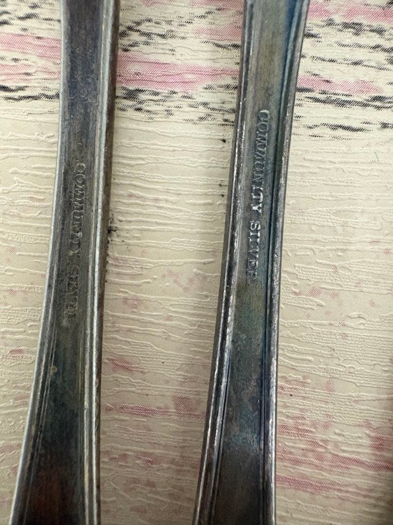 骨董品 希少 community sliver カトラリーセット