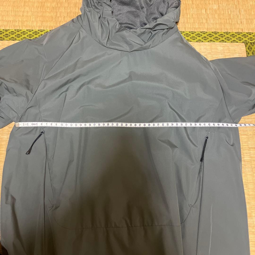 スノーピーク　グレー フード付き ロングジャケット