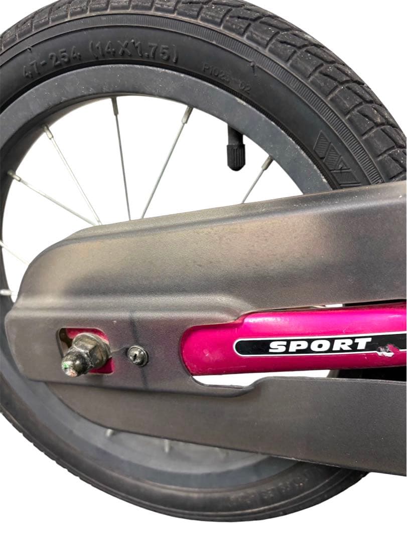 【美品】STRIDER 14X ピンク　ペダル付き　鍵付き　説明書