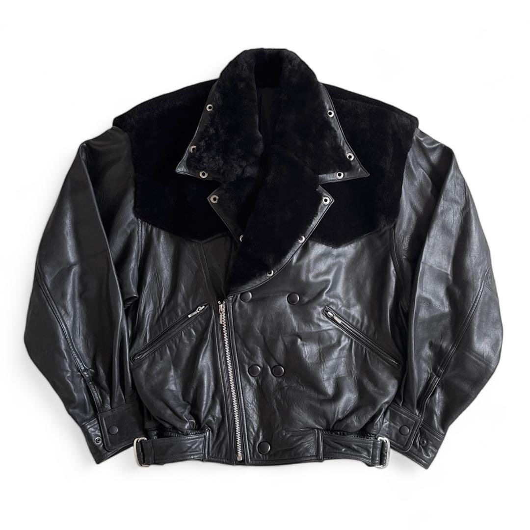 ジャケット・アウター 80s arrston volaju Leather Bomber Jacket