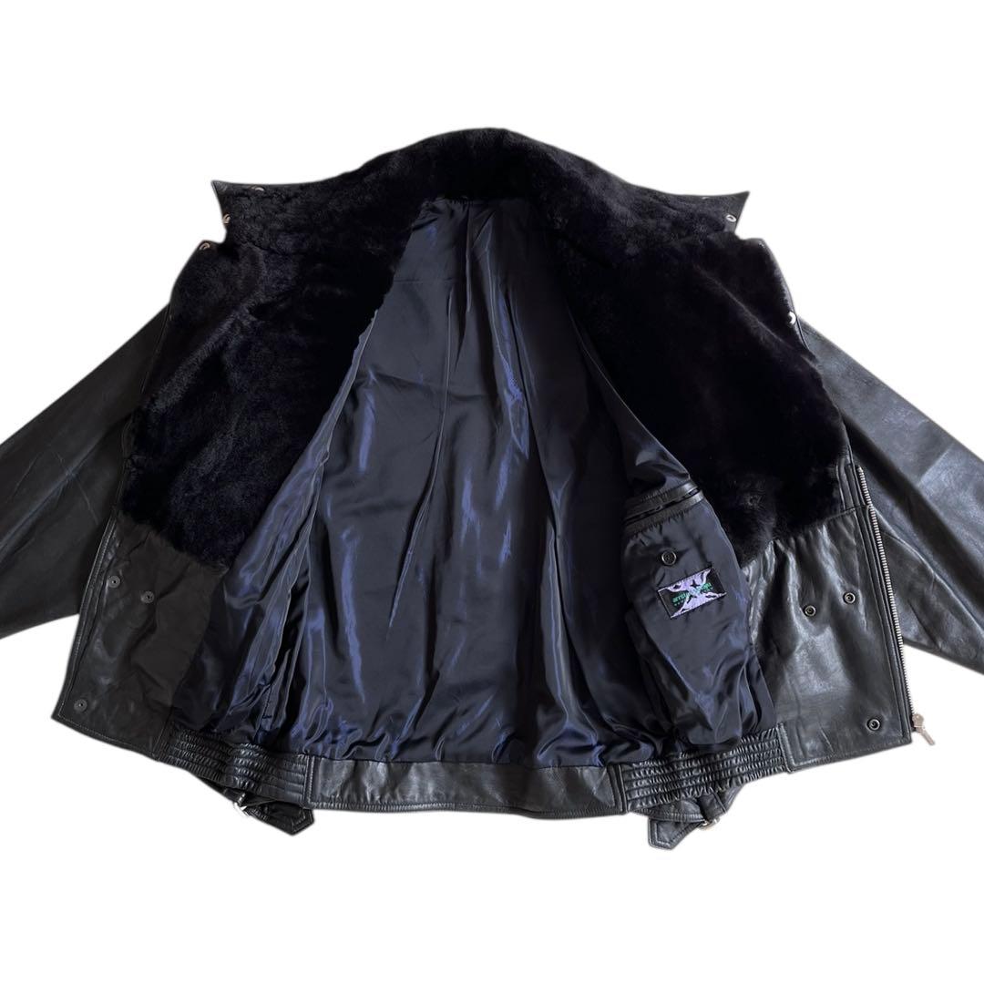 ジャケット・アウター 80s arrston volaju Leather Bomber Jacket