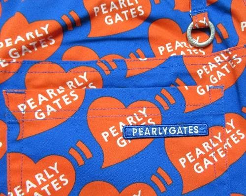 新品 パーリーゲイツ ゴルフ　ハート柄 ストレッチスカート/1(M)