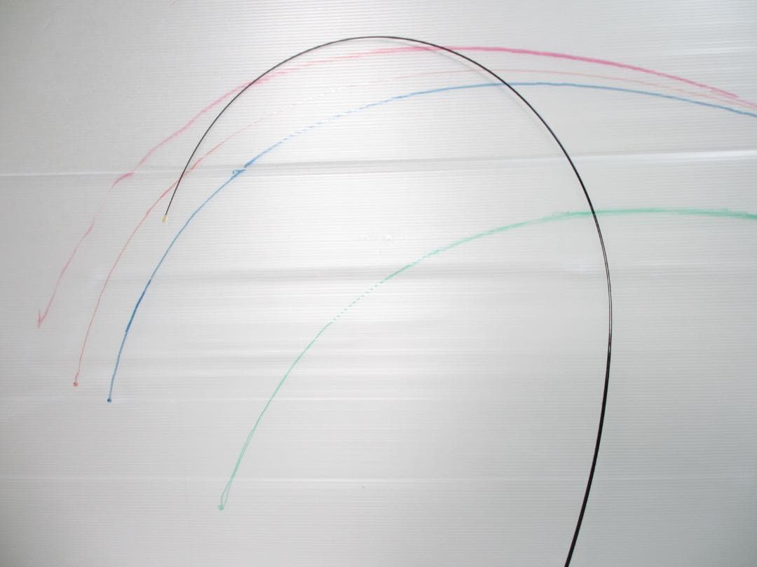 タイプF 元径3.5 がまかつ Re穂先 対応 磯竿カーボン穂先 (2510-2