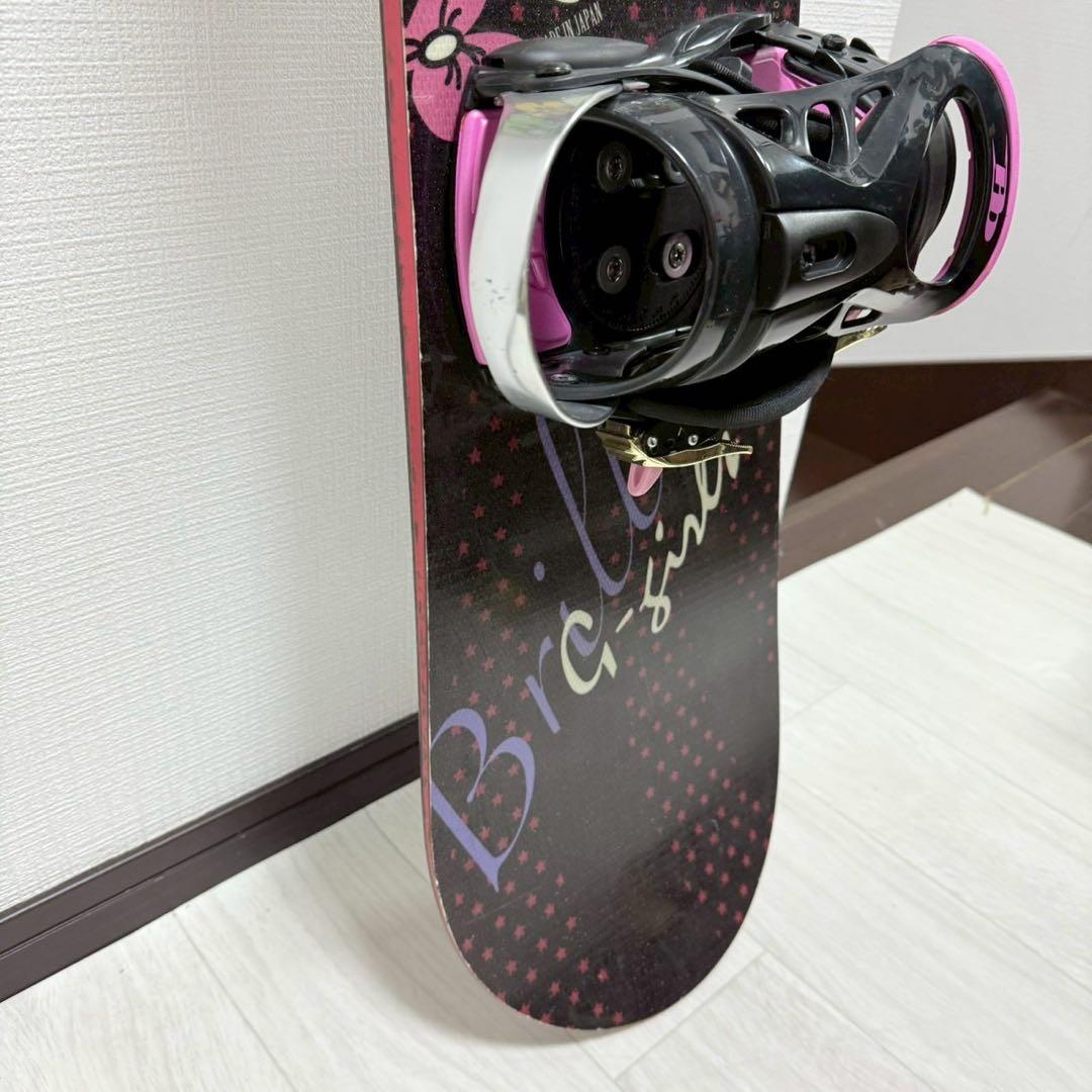 【初心者用】スノーボード ビンディング付き 135cm ジュニア・ガールズ向け