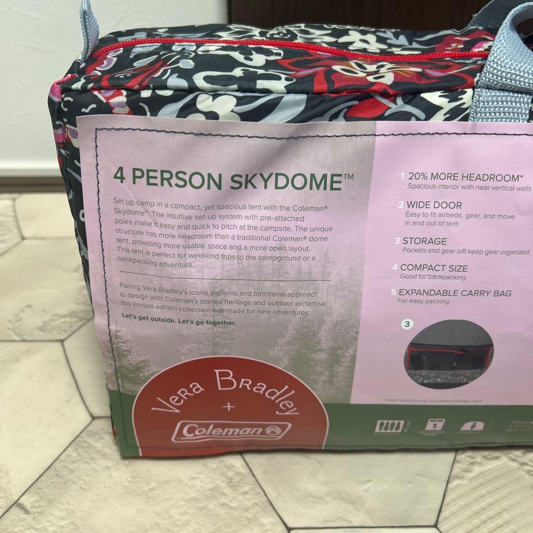 Coleman テント コラボ　セット　Vera Bradley 限定品タグ付き