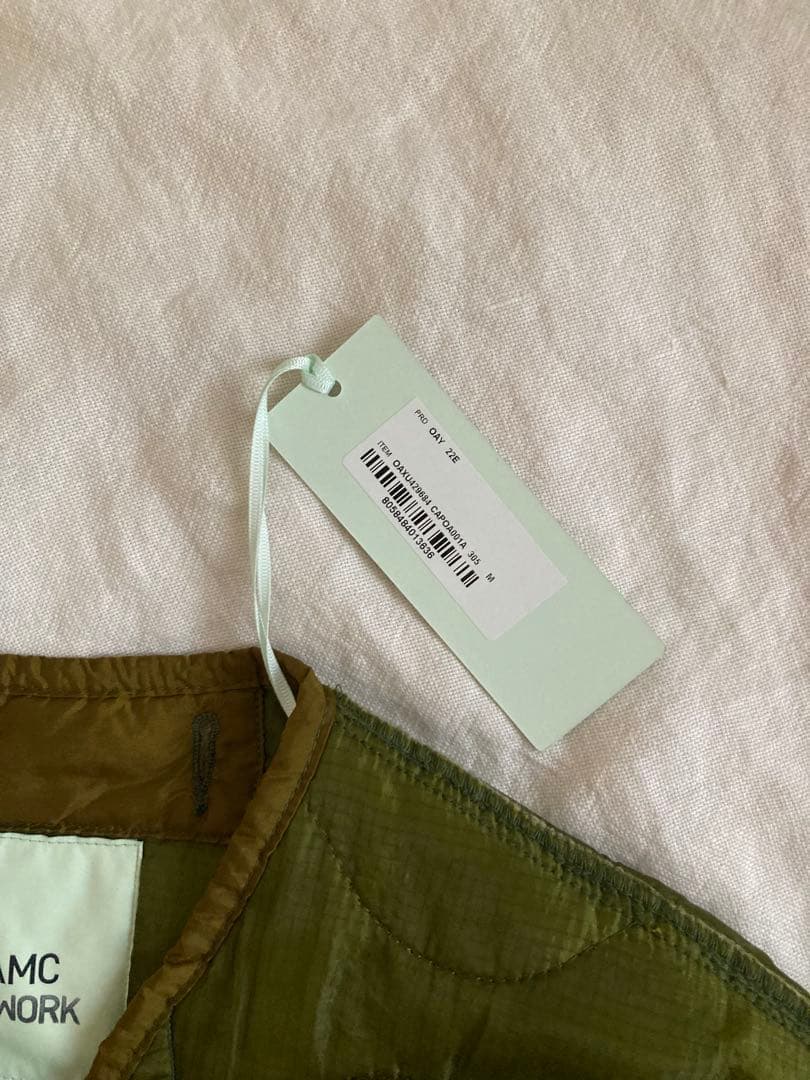 新品未使用 OAMC RE:WORK カーキ キルティングベスト 最終値下げ