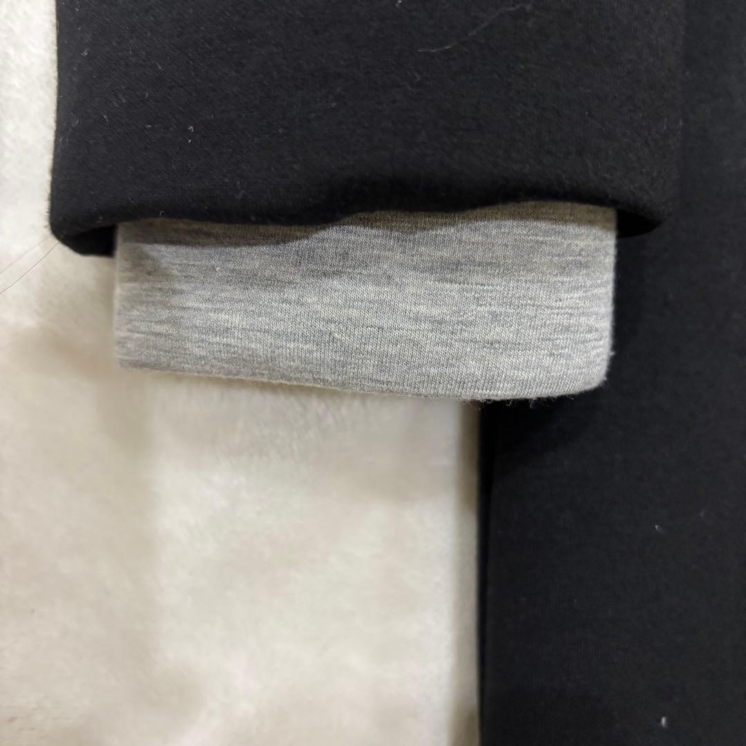 ZARA デタッチャブルフード コントラストコート　S