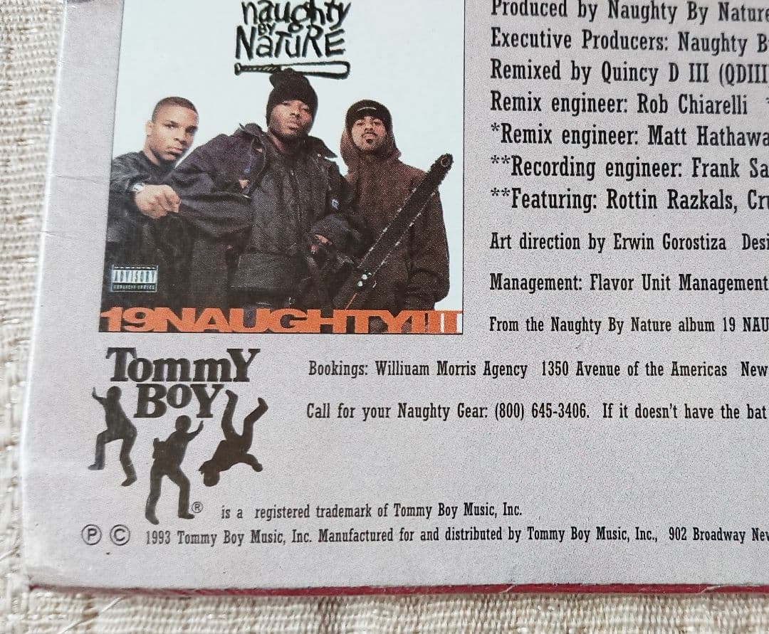 未開封 新品 シールド NAUGHTY BY NATURE USオリジナル