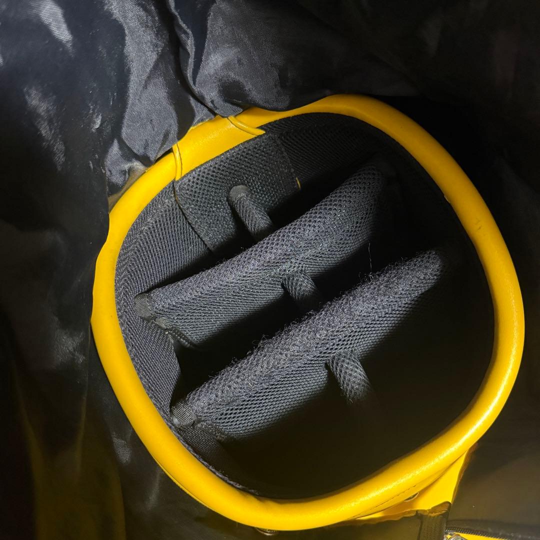 le coq sportif キャディバッグ ゴルフバッグ イエロー