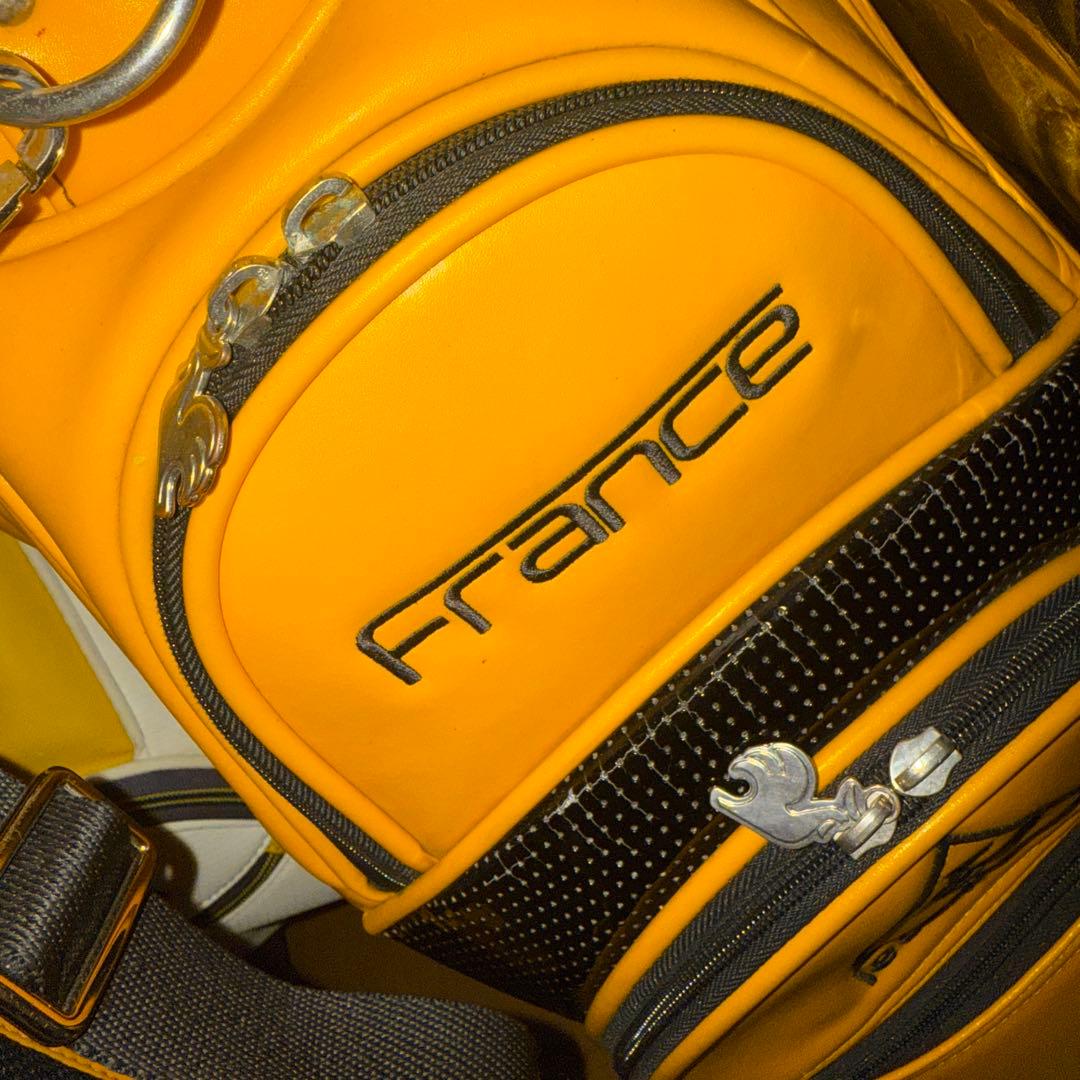 le coq sportif キャディバッグ ゴルフバッグ イエロー