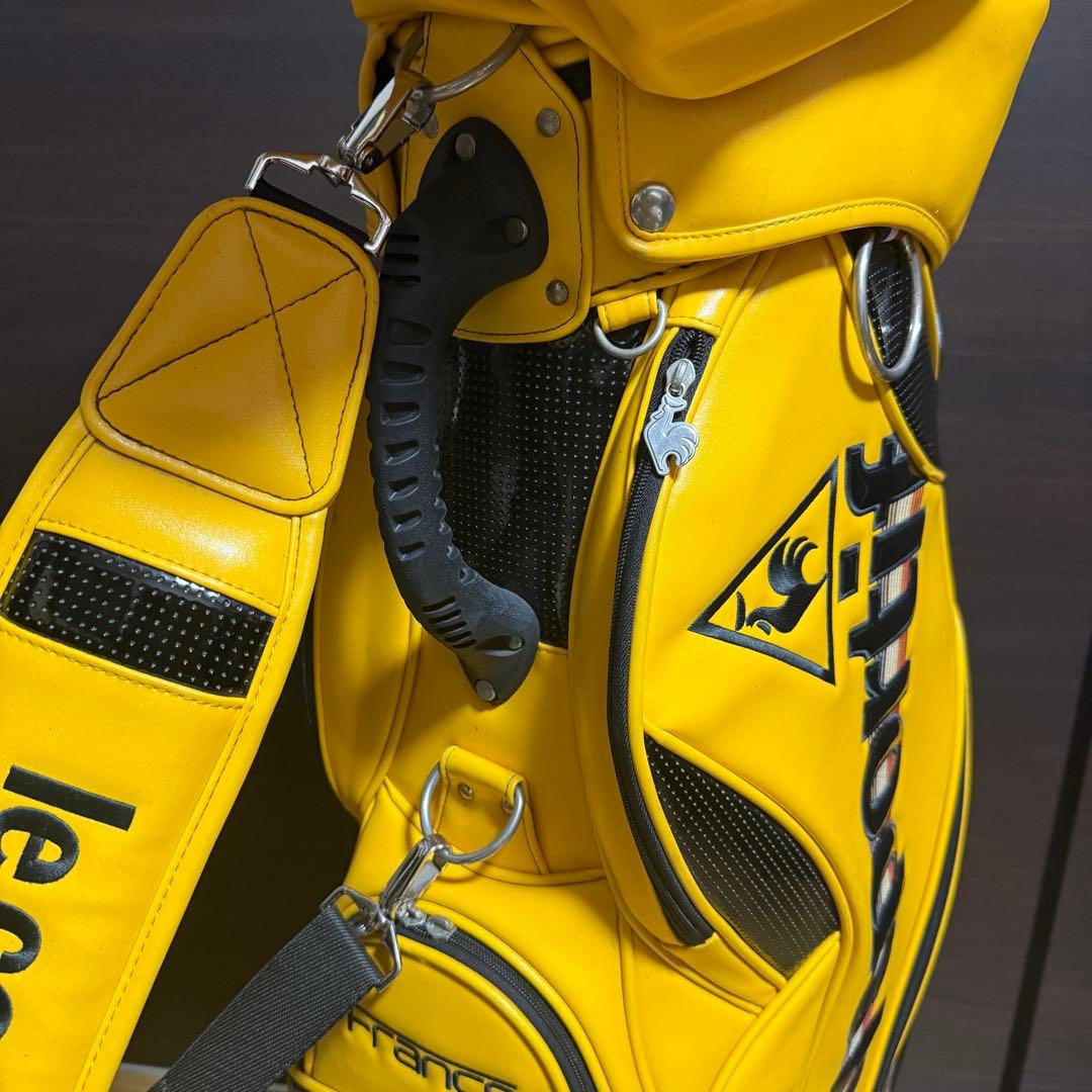 le coq sportif キャディバッグ ゴルフバッグ イエロー