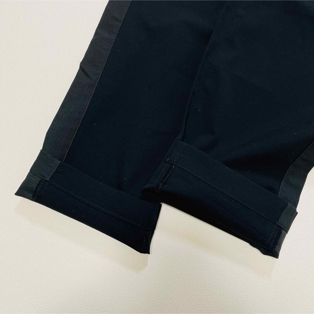 6772【美品】TFW49 サイドメッシュ　ストレッチパンツ　ブラック