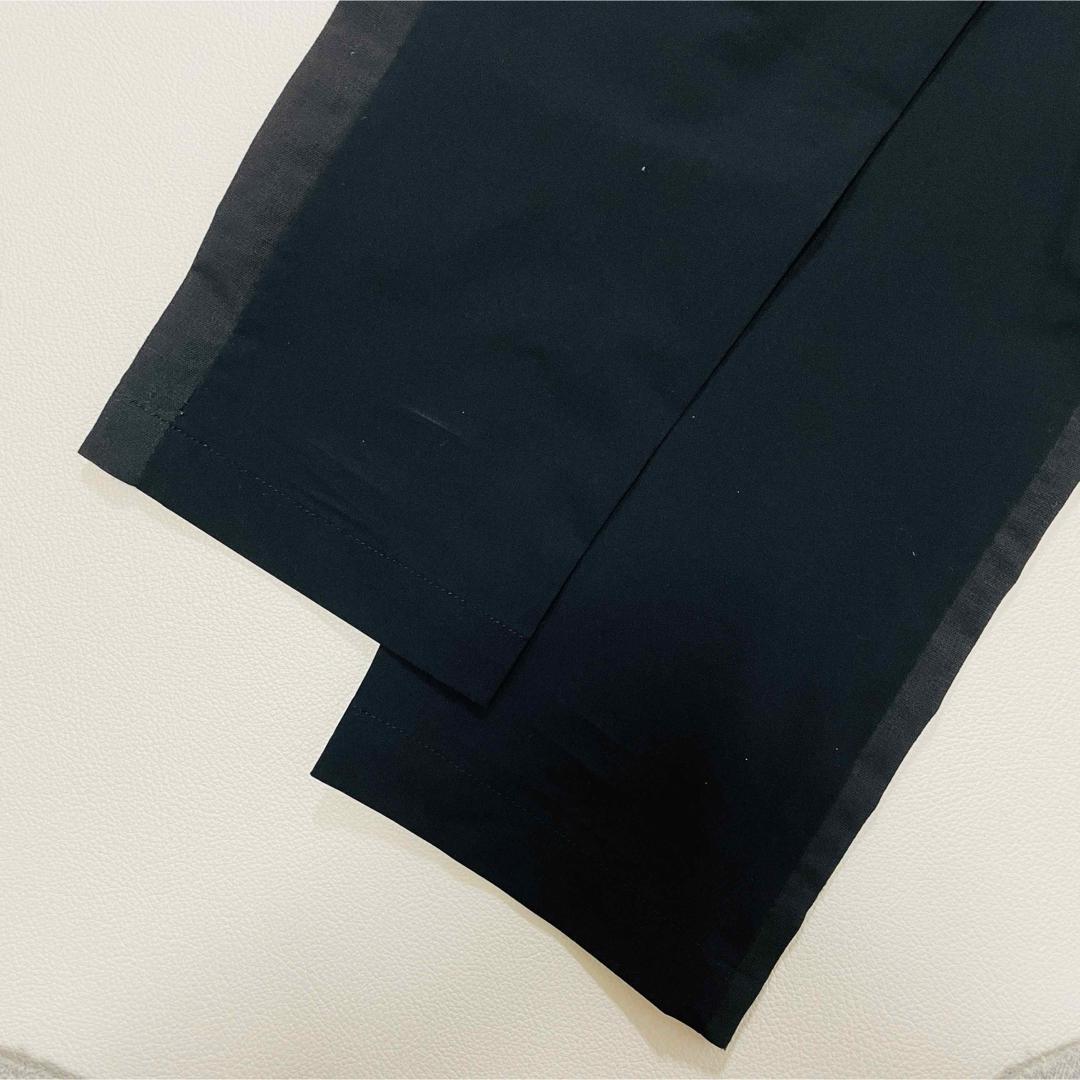 6772【美品】TFW49 サイドメッシュ　ストレッチパンツ　ブラック