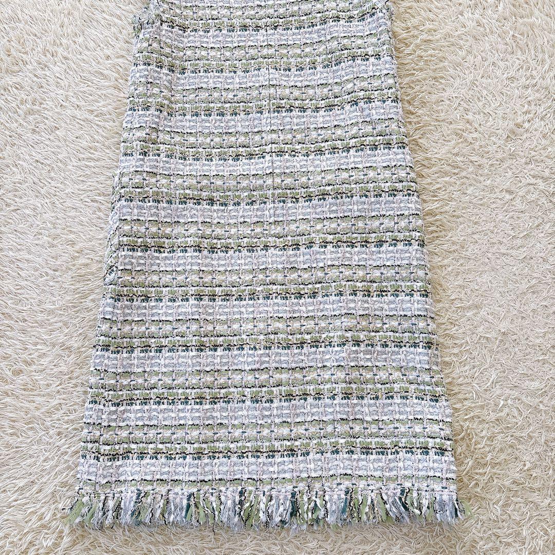 美品✨️ルネ MALHIA KENT社製 2024 ツイードワンピース 34