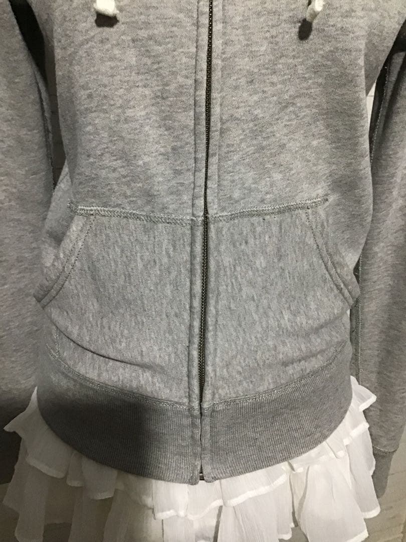 ★ポロラルフローレン★Y2K ポニー グレー ジップアップパーカー