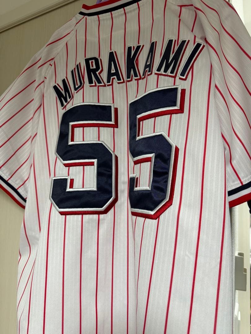 ヤクルトスワローズ　ユニフォーム 55番 Lサイズ　村上宗隆