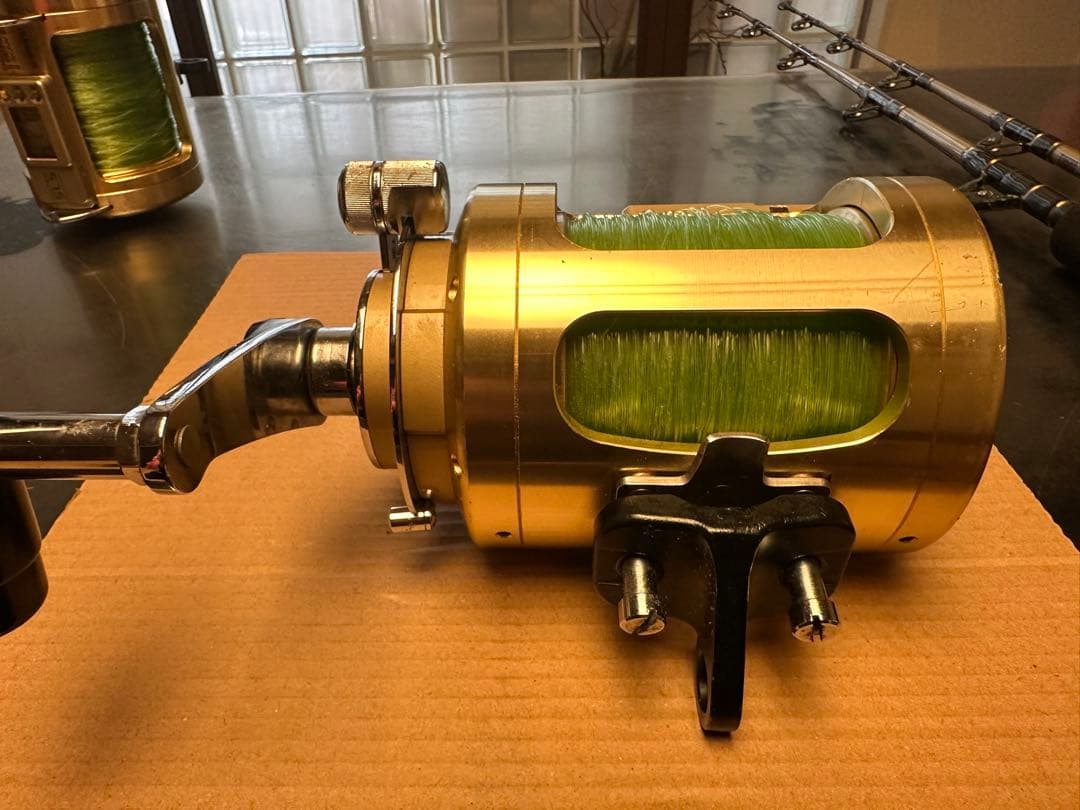 【SHIMANO TIAGRA 50ポンド】トローリングタックル 左右2セット