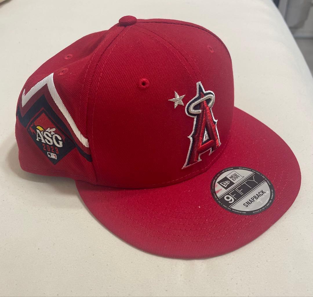 エンゼルス 9FIFTY キャップ レッド ASGパッチ付き