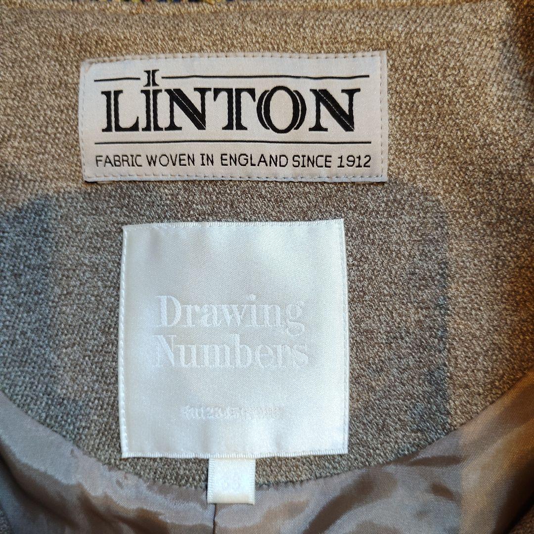 新品Drawing Numbers LINTONツイードベスト