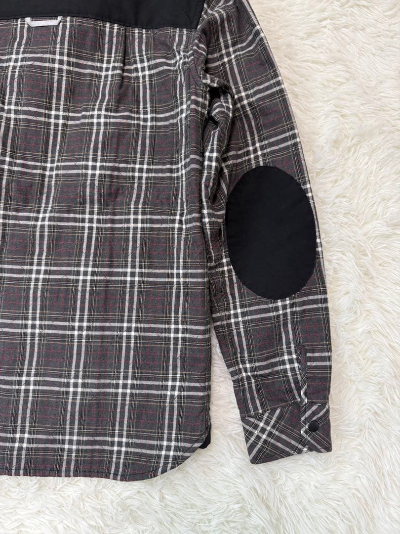 美品　fred perry フード付きパーカー　ブルゾン　チェック　キルティング