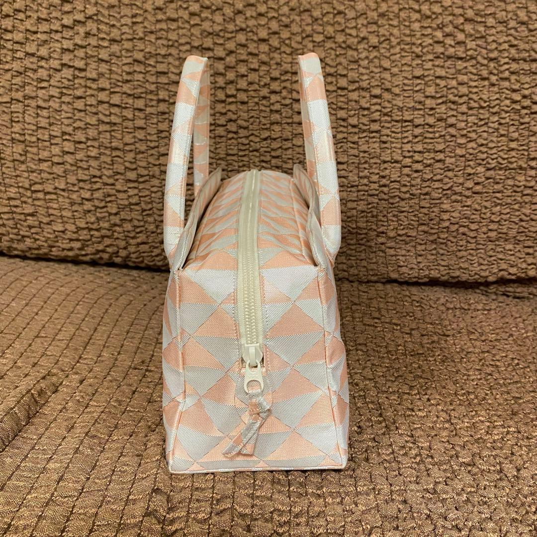 春様　利休バッグ　和装バッグ　井澤屋　鱗紋　ピンク×白　完売品