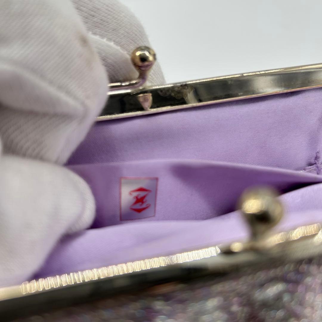 良品✨和装用バッグ ビーズバッグ ヴィンテージ がま口 ワンショルダーバッグ