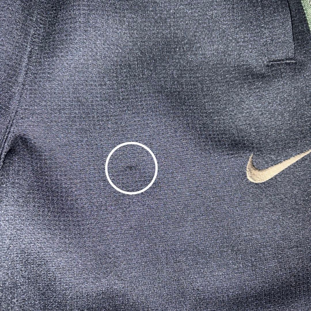 00s NIKE black olive set up M ナイキ 刺繍ロゴ