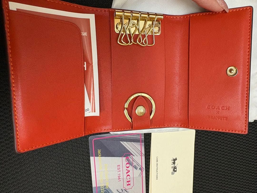 COACH スヌーピーコラボ　キーケース