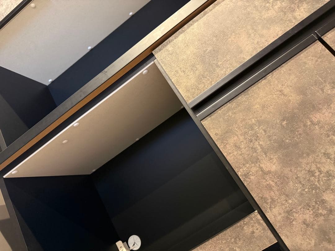 【定価10万円超 / 値下げ】大川家具 食器棚 黒洛 日本製 キッチンボード