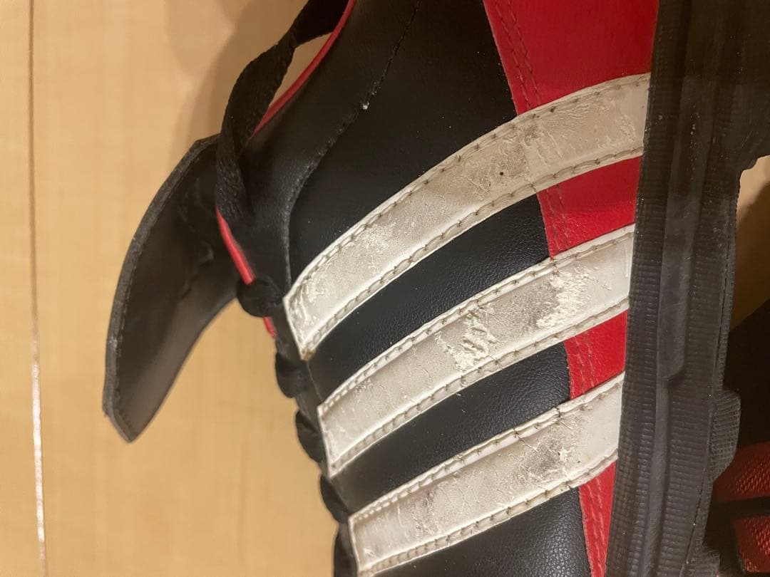 アディダス2002日韓w杯プレデターマニアTRXフットサルシューズ赤白黒27.5