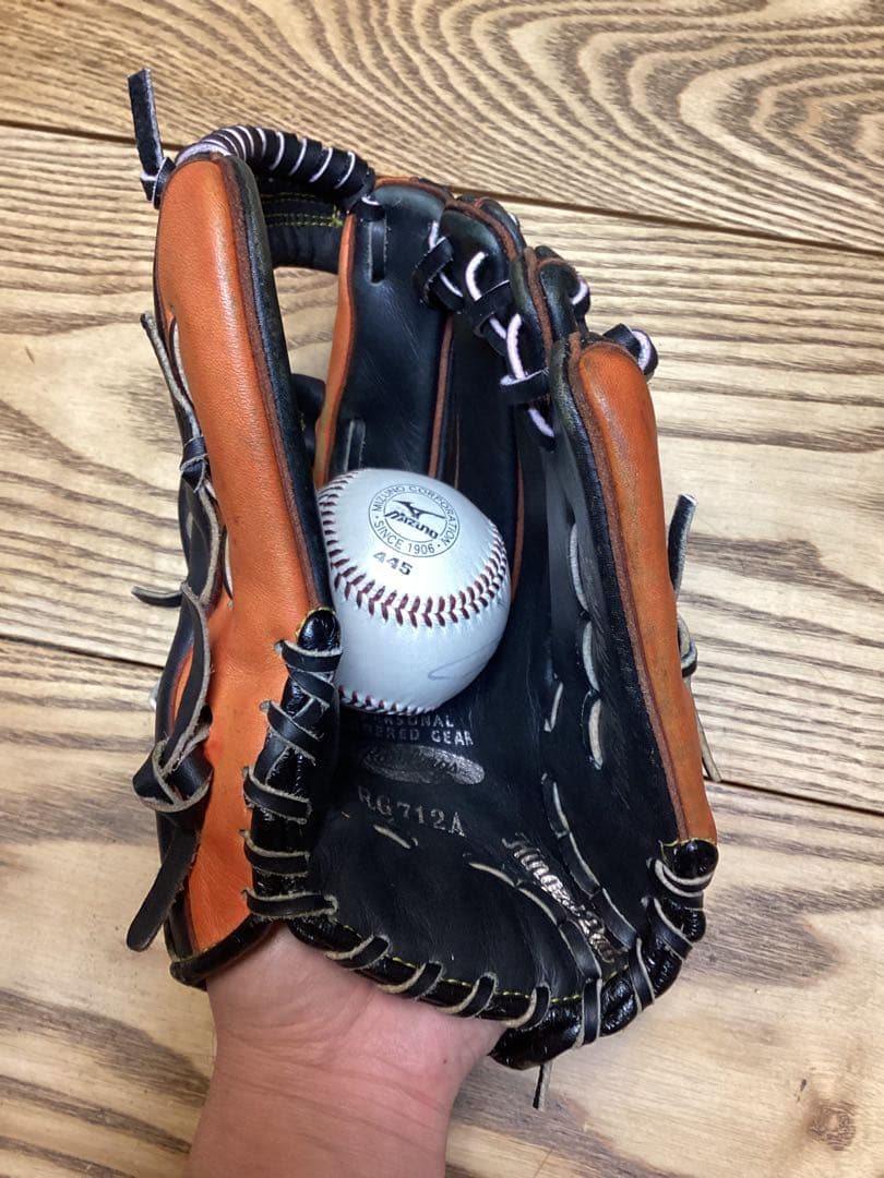 ローリングス アシックス オーダー レア 軟式野球グローブ 王冠 クラウンバック