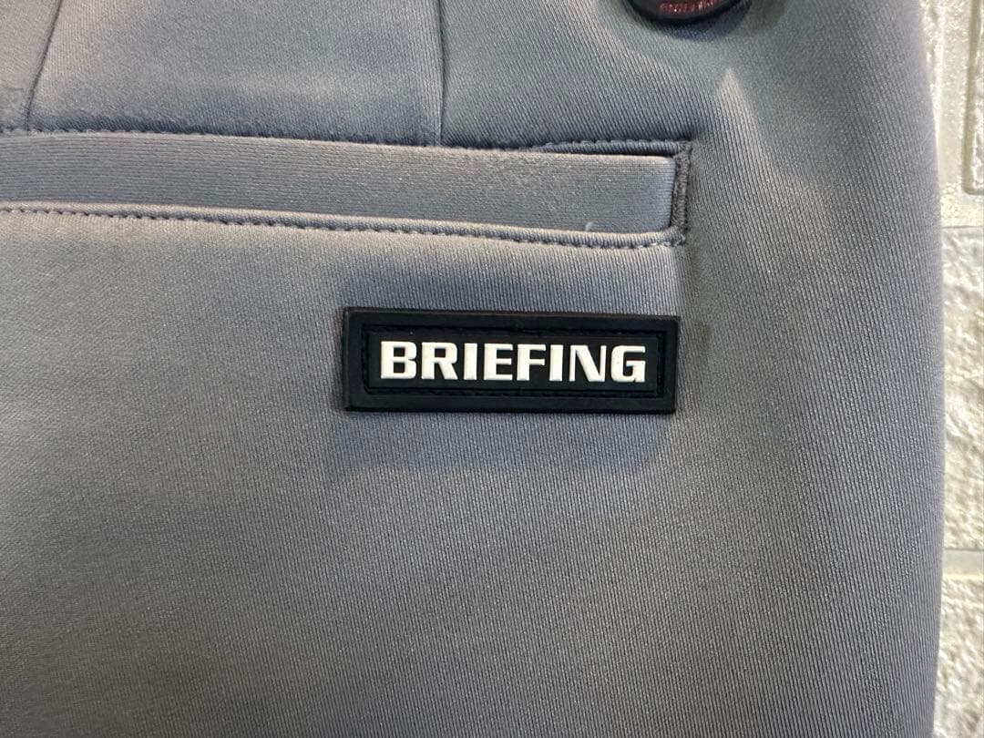 BRIEFING ブリーフィング 3Dロゴ Mサイズ ジョガーパンツ グレー