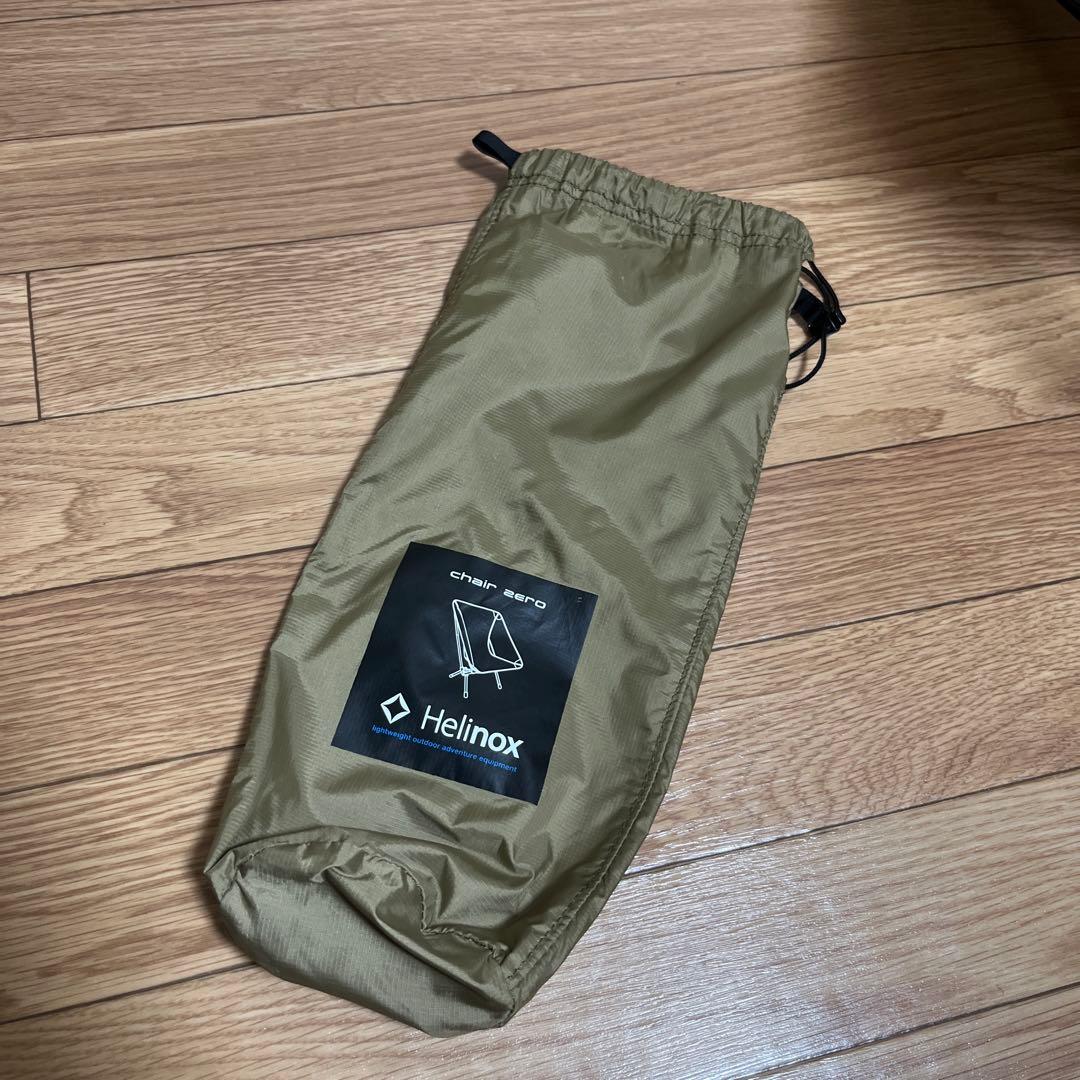 ヘリノックス チェアゼロ　サンドカラー　ベージュ　アウトドア　チェック