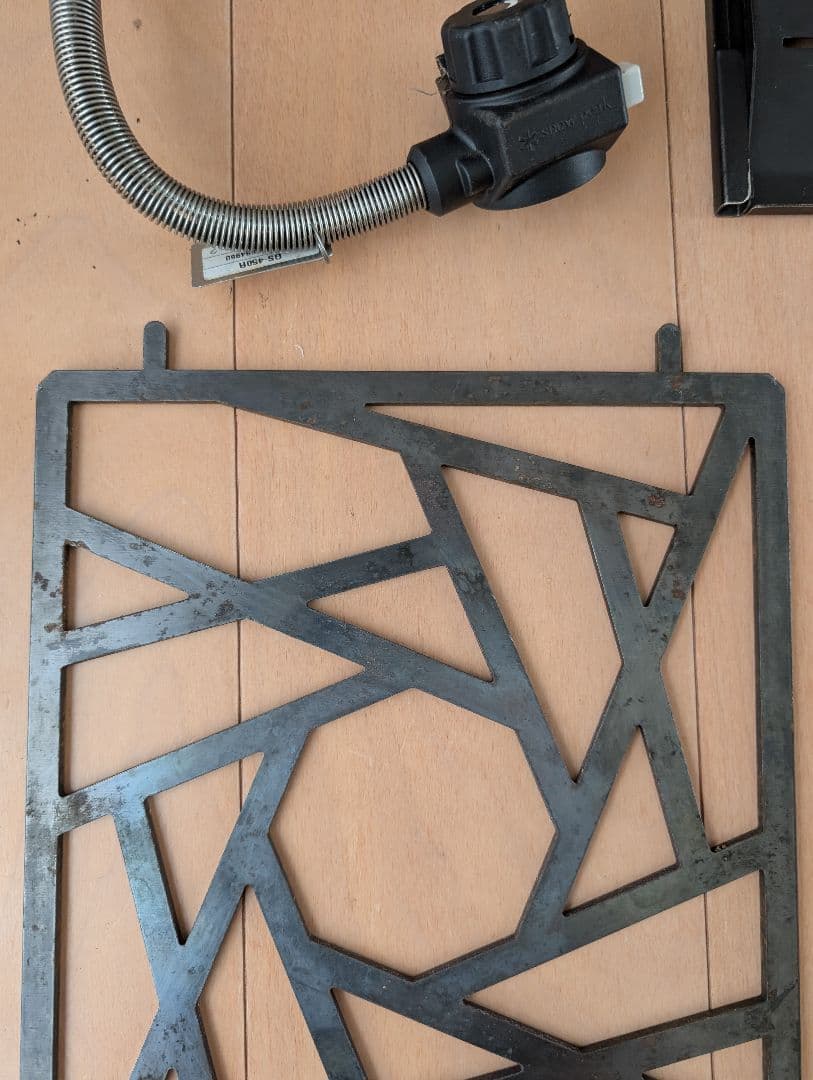 フラットバーナー 耐熱塗装済み & ゴトク