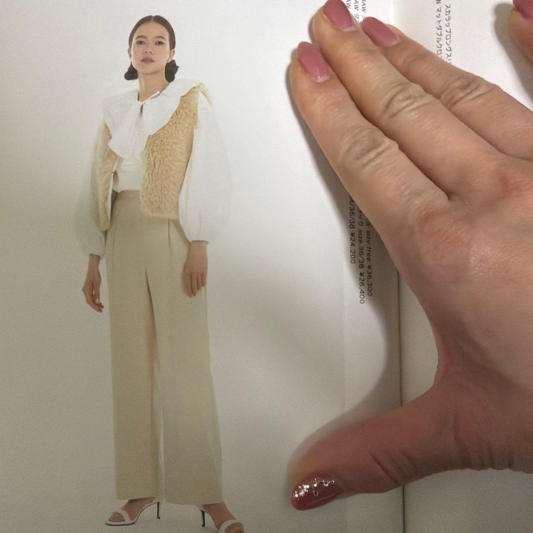 kyonkyonyori 2023AWダブルフリルカラーブラウス36