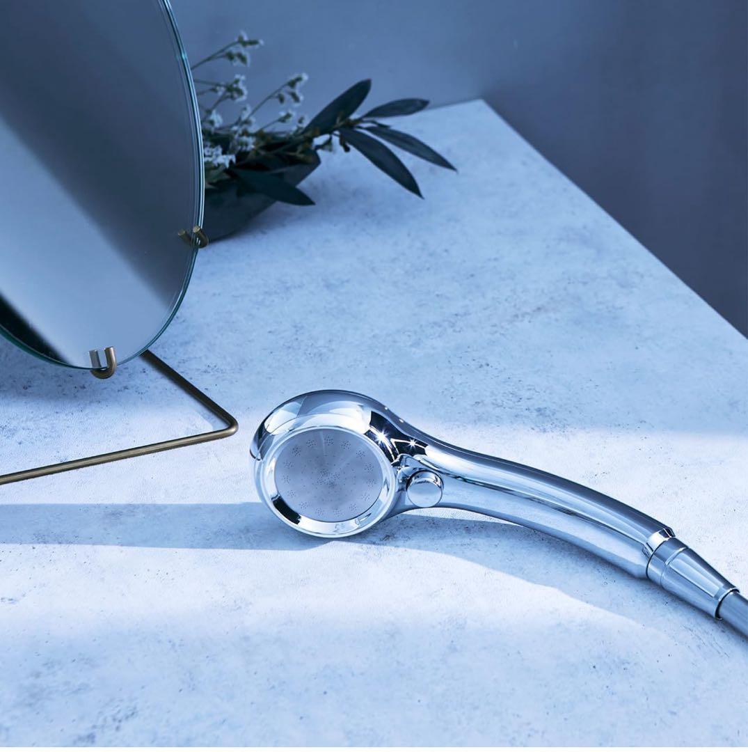 コイズミ シャワーヘッド ウルトラファインバブル 節水 日本製 シルバー