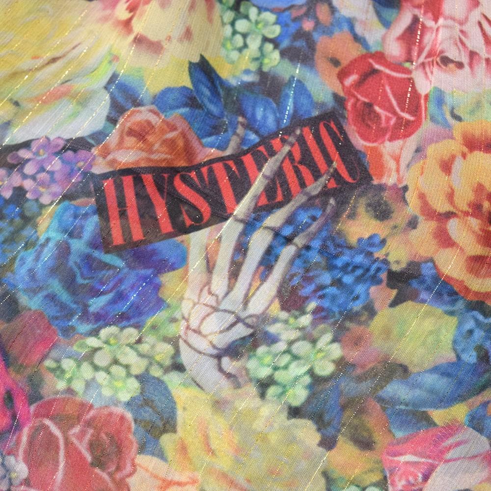 ヒステリックグラマー MYSTERY FLOWER 花柄 ティアードワンピース