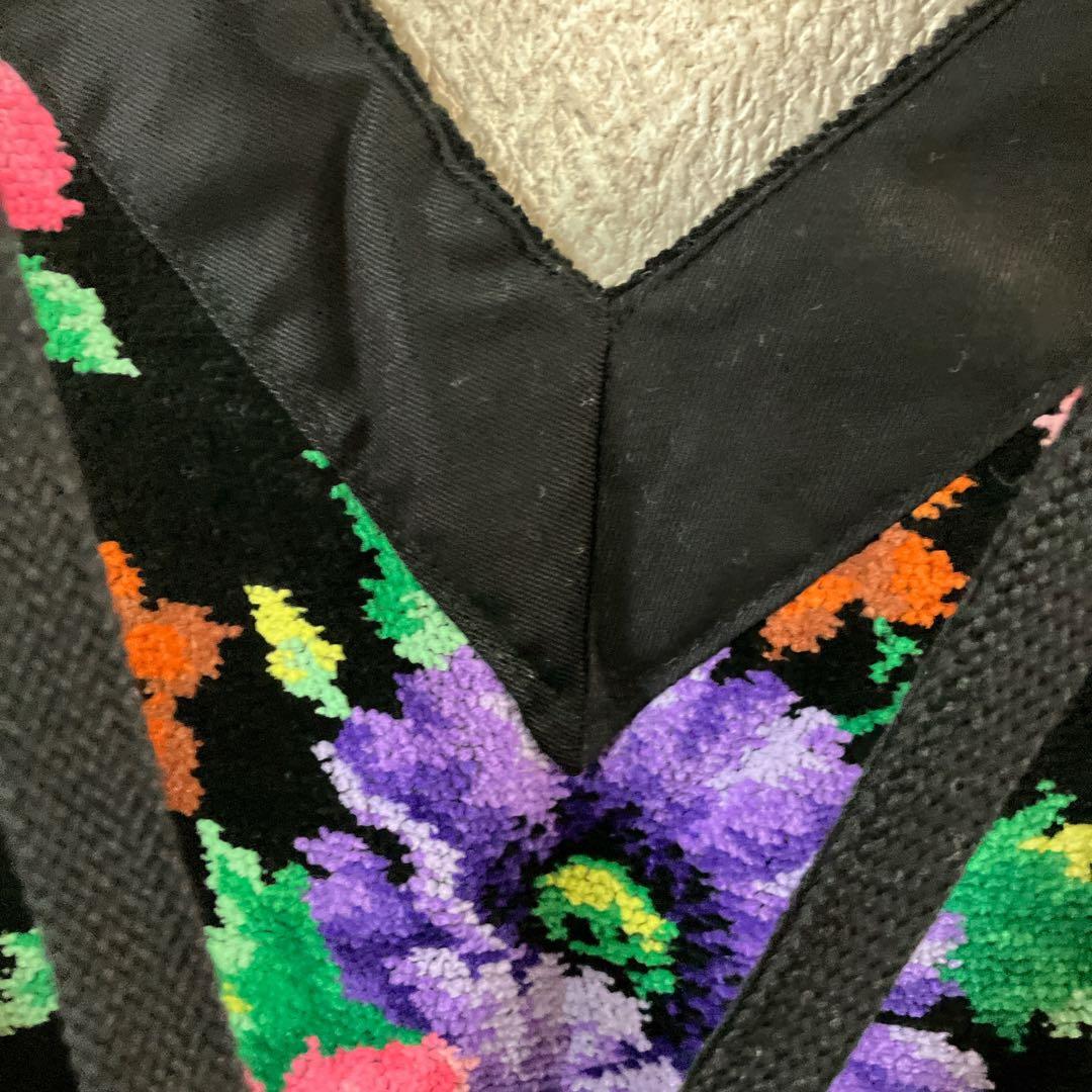 未使用　FEILERフェイラー　シェニール織　花柄　poppy エプロン