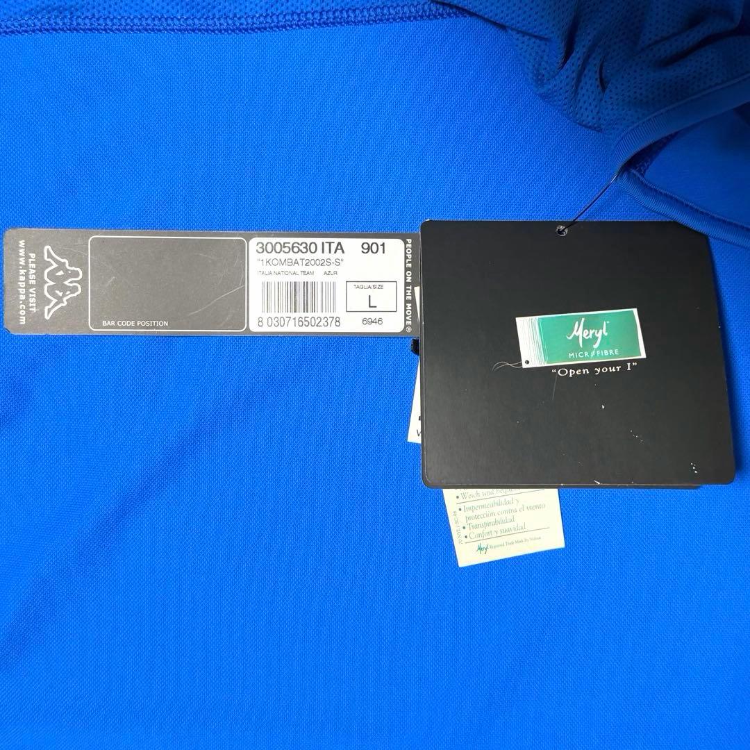 【新品/タグ付き】2002日韓W杯 イタリア代表 ♯7 デルピエロ【Lサイズ】