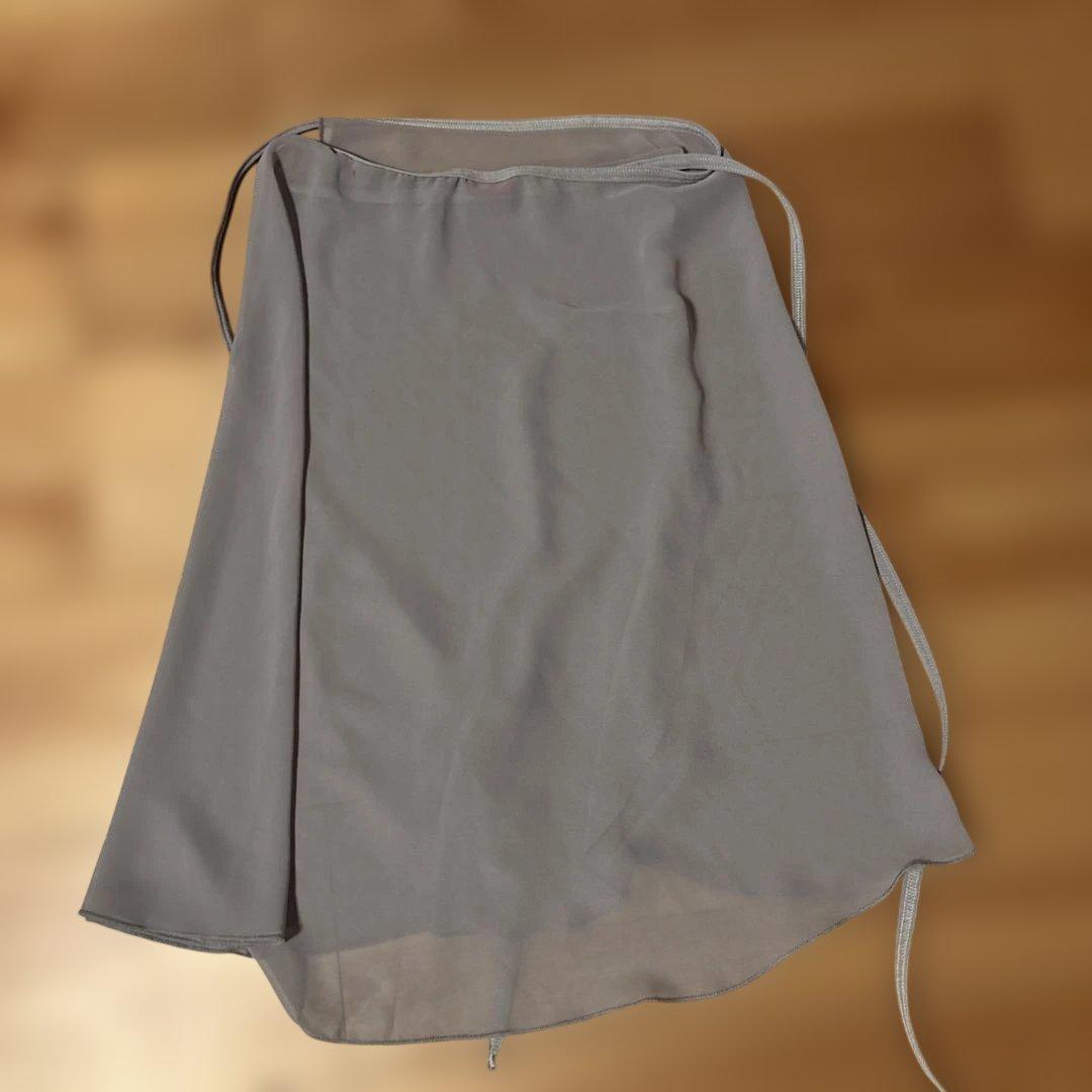 【限定品】YUMIKO バレエスカート グレー　シフォン