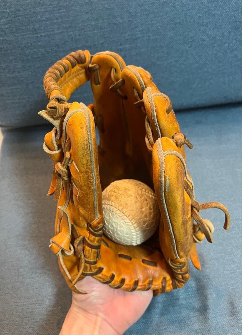 【良型】ミズノプロ　30周年記念グラブ　内野　軟式用