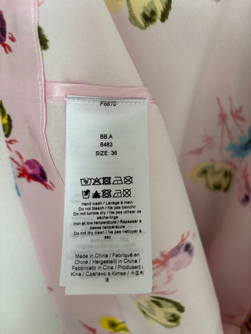 【タグ付き・美品】GANNI ガニー フローラル スリップワンピース