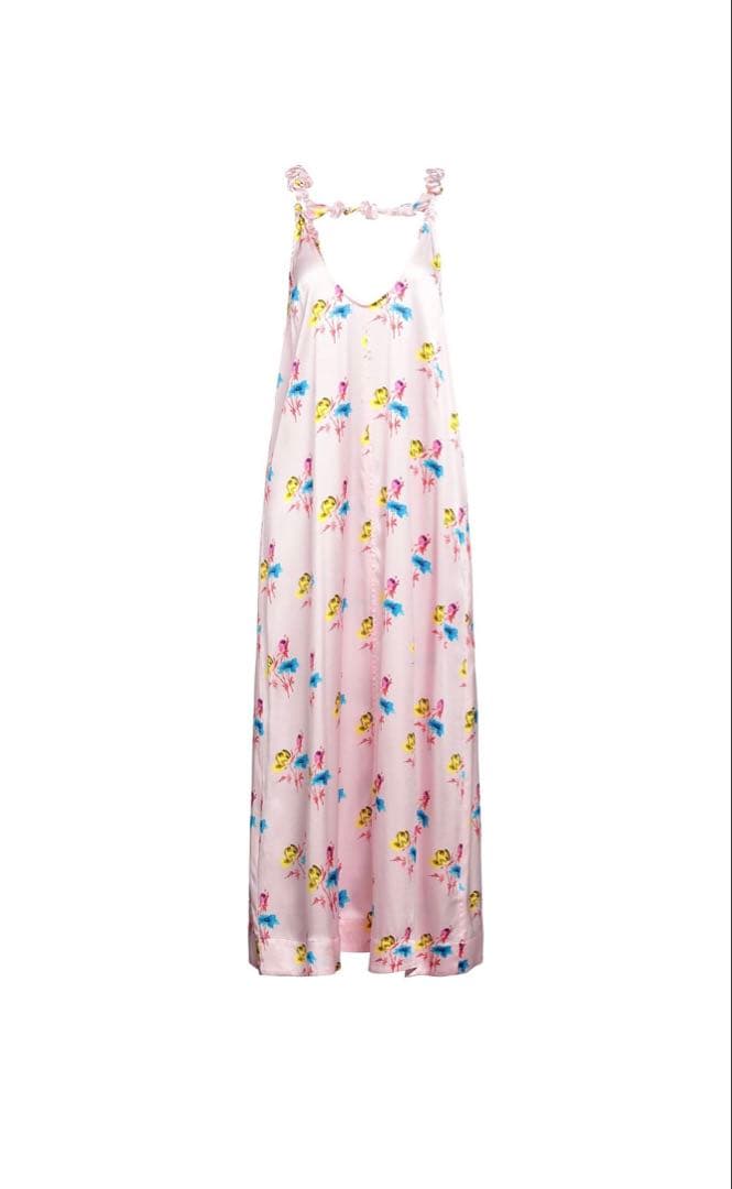 【タグ付き・美品】GANNI ガニー フローラル スリップワンピース