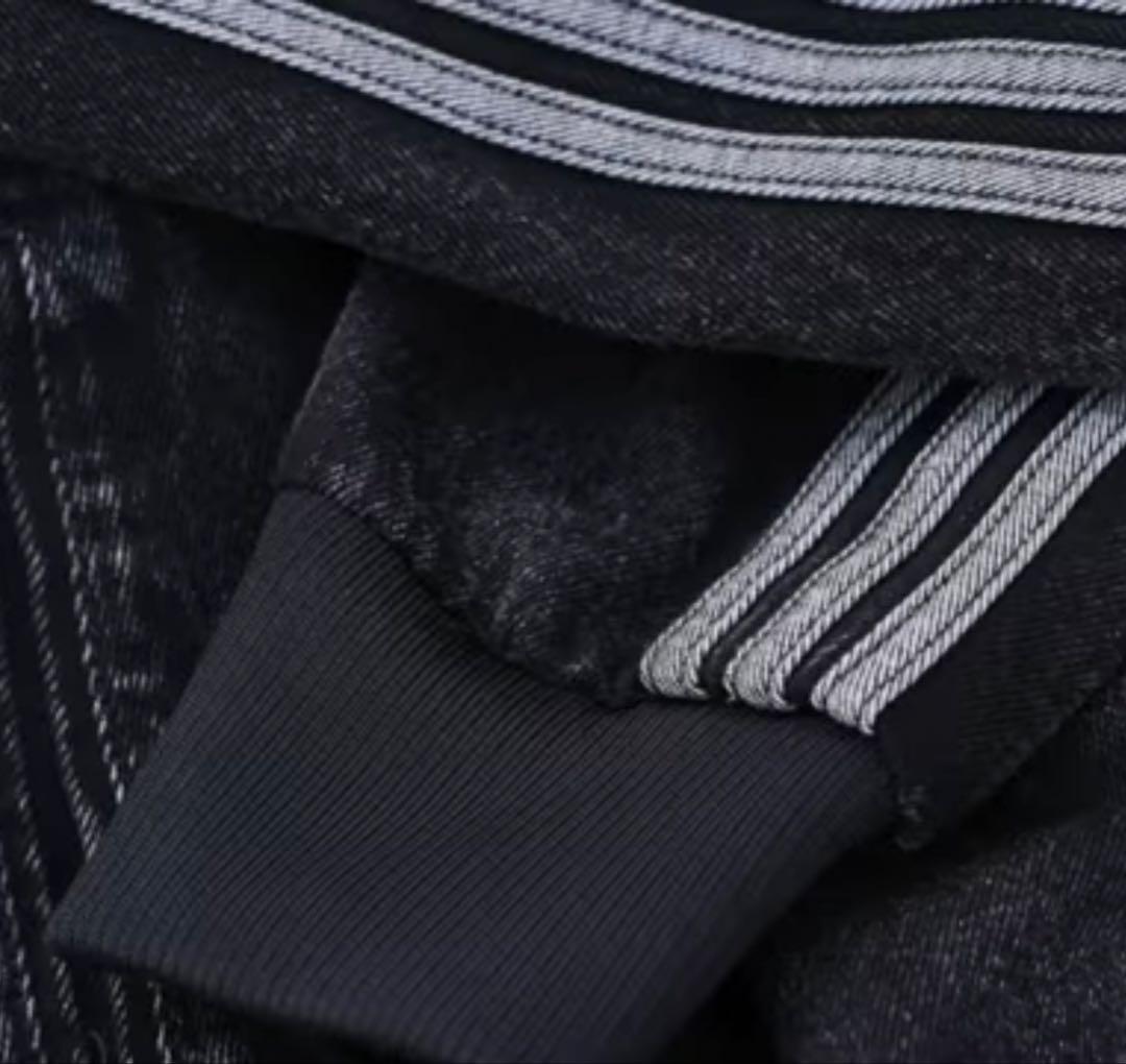 新品2XL】アディダスアディカラーデニムジャケットファイヤーバードトラックげんじ